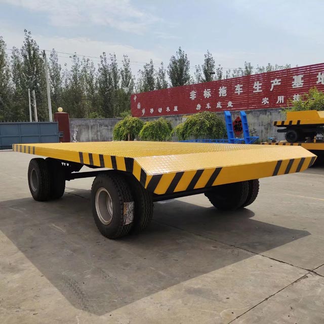 22噸挖機平板拖車